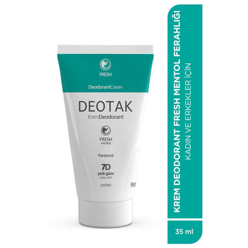 Deotak Deodorant Krem Mentol 35 ml - 2