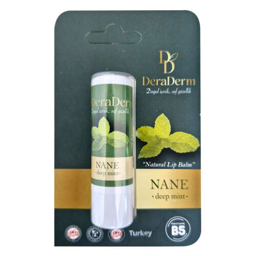 Deraderm Natural Lip Balm Nane 5 gr - Deraderm