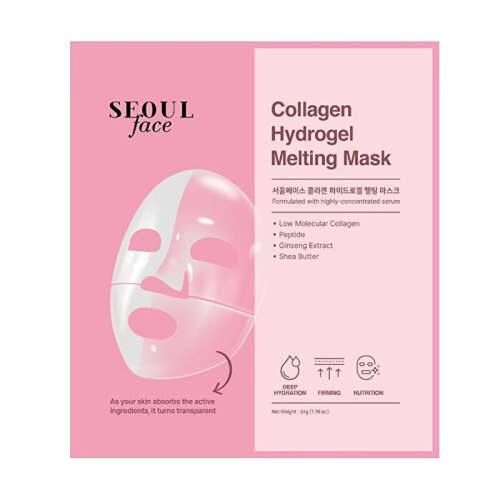 Dermal Korea Seoul Face Collagen Hydrogel Eriyen Yüz Maskesi 34 gr - Dermal
