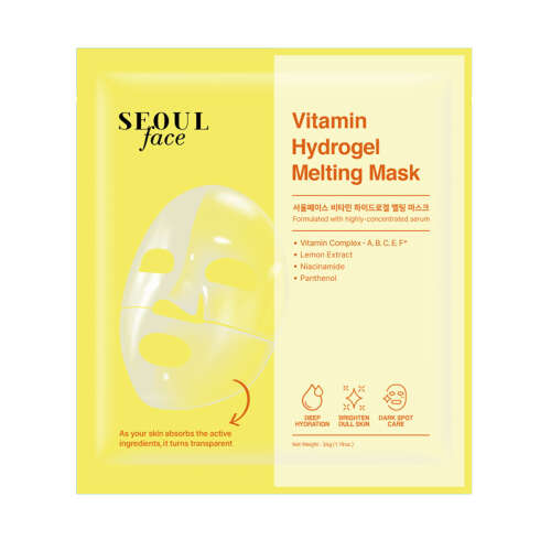 Dermal Korea Vitamin Hidrojel Eriyen Yüz Maskesi 34 gr - Dermal