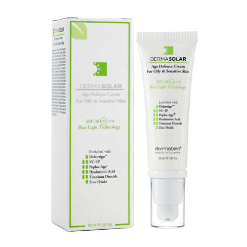 Dermasolar Age Defence Oily - Sensitive Skin Spf30 Cream 50 ml - Dermabien