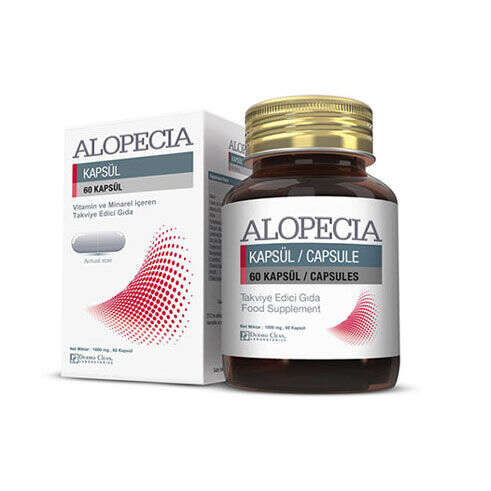 Dermo Clean Alopecia Takviye Edici Gıda 60 Kapsül - Dermo Clean