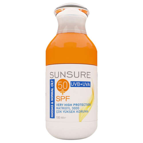 Dermo Clean Sunsure Spf50+ Hassas Normal Ciltler Özel Güneş Kremi 100 ml - 1