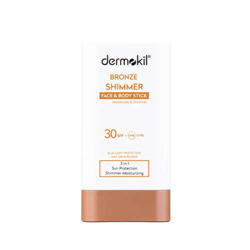 Dermokil Bronze Shimmer Spf30+ Face and Body Stick 20 g - Dermokil