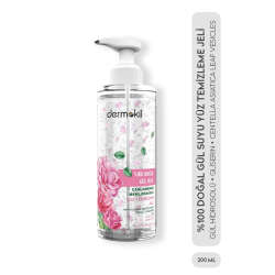 Dermokil Canlandırıcı Doğal Gül Suyu İçerikli Yüz Temizleme Jeli 200 ml - 2