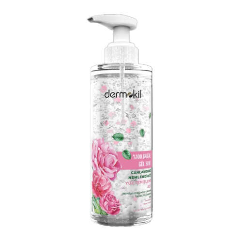 Dermokil Canlandırıcı Doğal Gül Suyu İçerikli Yüz Temizleme Jeli 200 ml - Dermokil