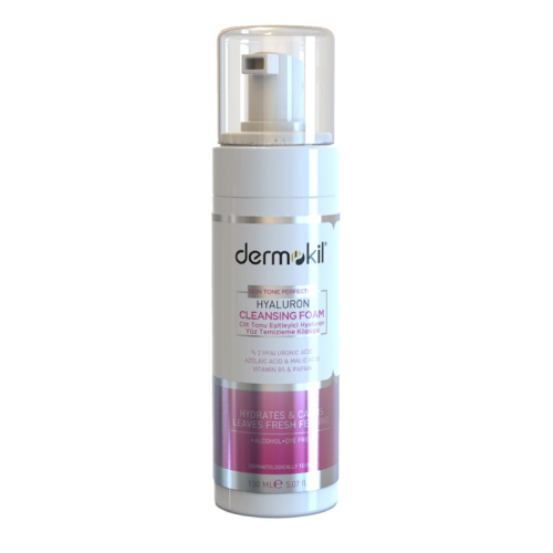 Dermokil Cilt Tonu Eşitleyici Hyaluron Yüz Temizleme Köpüğü 150 ml - Dermokil
