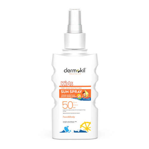 Dermokil Çocuk Spf 50+Yüz ve Vücut Güneş Spreyi 200 ml - Dermokil