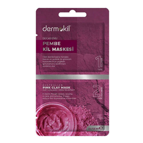 Dermokil Detoks Etkili Pembe Kil Maskesi 15 ml - Dermokil