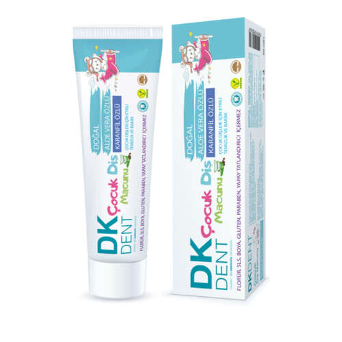 Dermokil Dk Dent Karanfil Özlü Çilek Aromalı Çocuk Diş Macunu 50 ml - Dermokil