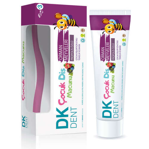 Dermokil DK Dent Orman Meyveli Çocuk Diş Macunu 50 ml + Diş Fırçası - Dermokil