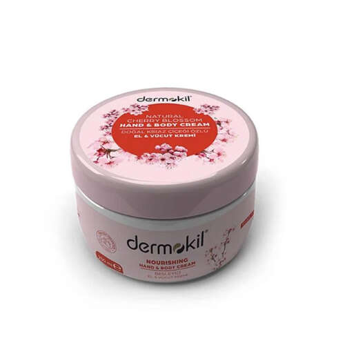 Dermokil Doğal Kiraz Çiçeği Özlü El ve Vücut Kremi 250 ml - Dermokil