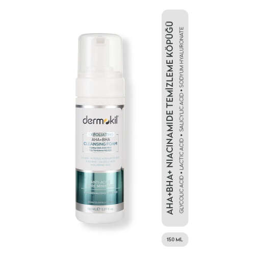 Dermokil Exfoliating AHA BHA Cleansing Foam 150 ml - 2