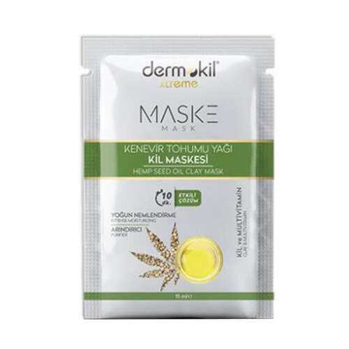 Dermokil Kenevir Tohumu Yağı Kil Maskesi 15 ml - 1