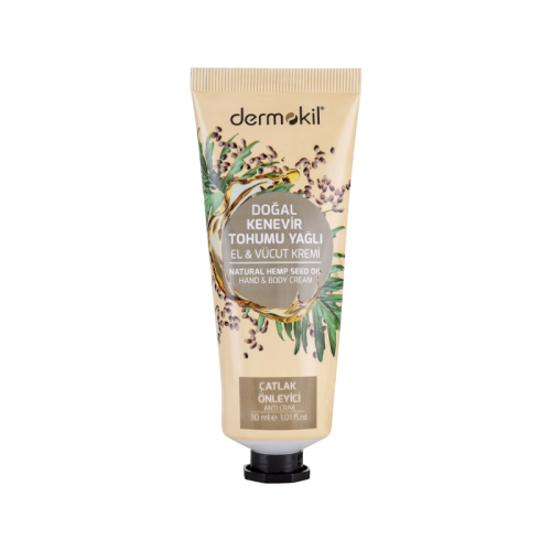 Dermokil Kenevir Tohumu Yağlı El ve Vücut Kremi 30 ml - Dermokil