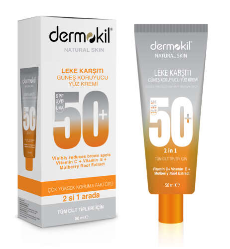 Dermokil Leke Karşıtı Güneş Koruyucu Yüz Kremi 50 ml - Dermokil