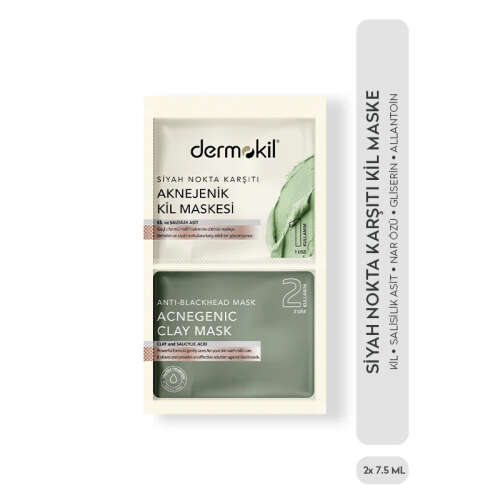 Dermokil Siyah Nokta Karşıtı Kil Maske 2 x 7.5 ml - 2