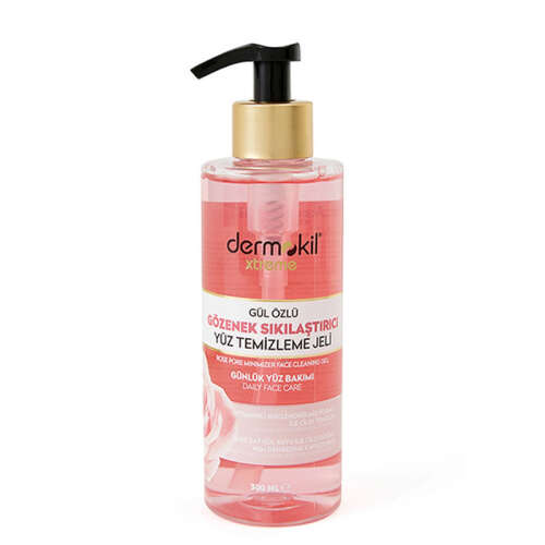 Dermokil Xtreme Gül Özlü Gözenek Sıkılaştırıcı Yüz Temizleme Jeli 300 ml - Dermokil