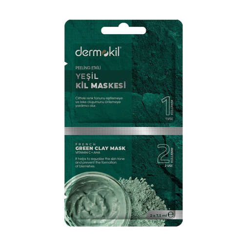 Dermokil Yeşil Kil Maskesi 2x7,5 ml - Dermokil