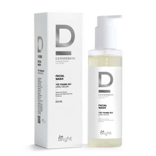 Dermoskin Be Bright Lekeli Ciltler için Yüz Yıkama Jeli 200 ml - Dermoskin