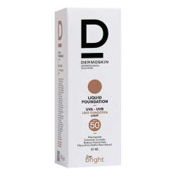 Dermoskin Be Bright SPF50+ Likit Fondöten 33ml - Light - 3