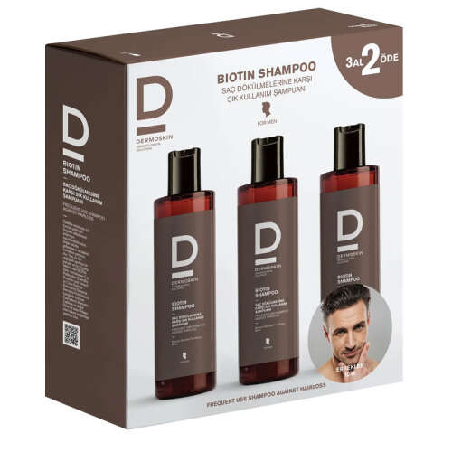 Dermoskin Biotin Shampoo For Men 200ml 3 Al 2 Öde - 1