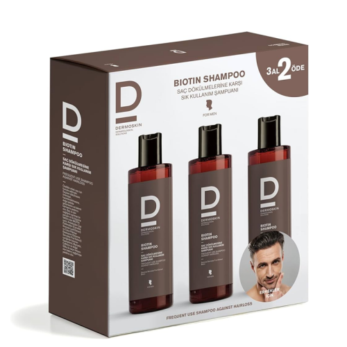 Dermoskin Biotin Shampoo For Men 200ml 3 Al 2 Öde - Dermoskin