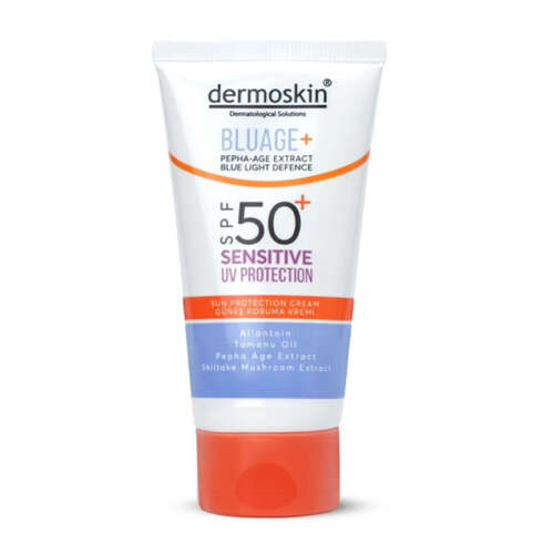Dermoskin Bluage+ SPF50+ Hassas Ciltler İçin Güneş Kremi 50 ml - Dermoskin