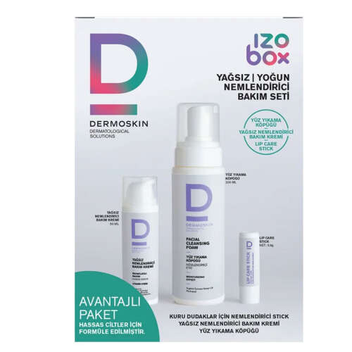 Dermoskin Izobox Yağsız Yoğun Nemlendirme Bakım Seti - Dermoskin