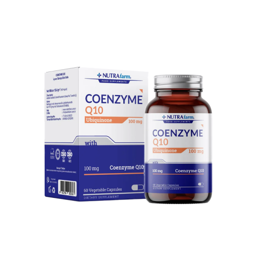 Dermoskin Nutrafarm Coenzyme Q10 100mg 60 Bitkisel Kapsül - Dermoskin