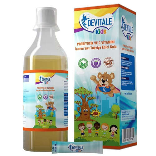 Devitale Kids Prebiyotik ve C Vitamini Sıvı Takviye Edici Gıda 500 ml - 1