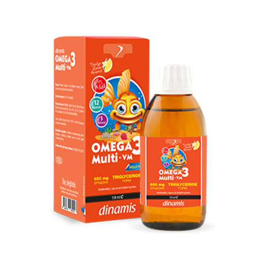 Dinamis Omega 3 Multi-Vm İçeren Takviye Edici Gıda Şurup 150 ml - 1