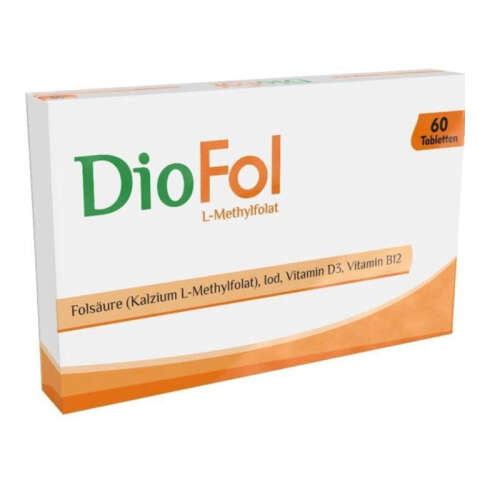 Diofol Folik Asit - Vitamin D3 İçeren Takviye Edici Gıda 60 Tablet - Neu Pharma