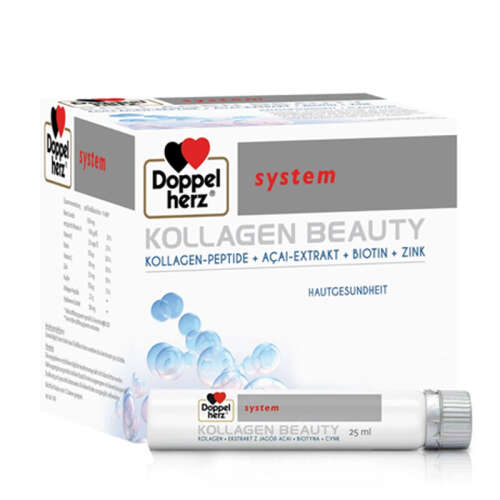 Doppel Herz System Kollagen Beauty İçeren Takviye Edici Gıda 30 x 25 ml - 1