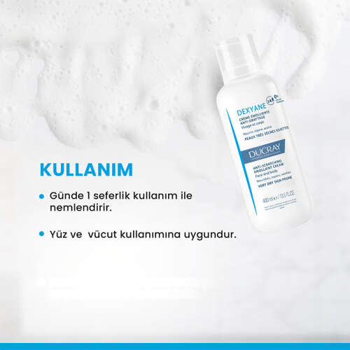 Ducray Dexyane Kuru Ciltler İçin Nemlendirici Krem 400 ml - 3