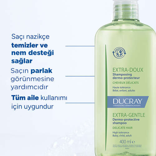 Ducray Extra Doux Günlük Şampuan 400 ml - 3