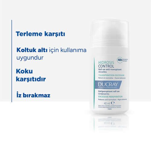 Ducray Hidrosis Terleme Karşıtı Roll On 40 ml - 3