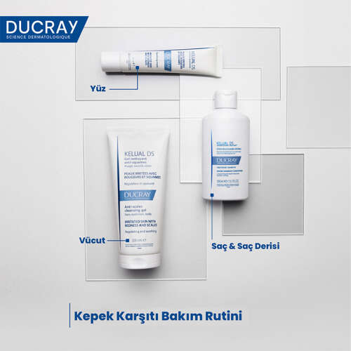 Ducray Kelual DS İnatçı Kepek Karşıtı Şampuan Hassas Saç Derisi için 100 ml - 4