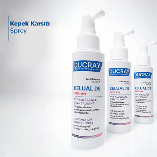 Ducray Kelual DS Intensive Spray - Kepek Karşıtı Saç Bakım Spreyi 100 ml - 4