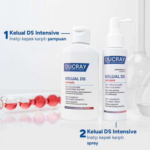 Ducray Kelual DS Intensive Spray - Kepek Karşıtı Saç Bakım Spreyi 100 ml - 9