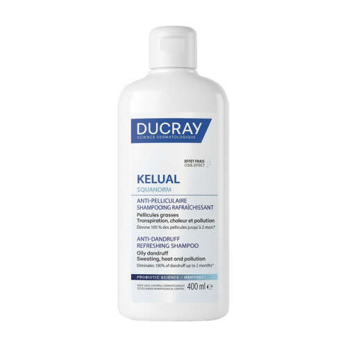 Ducray Kelual Squanorm Kepek Karşıtı ve Ferahlatıcı Şampuan 400 ml - Ducray
