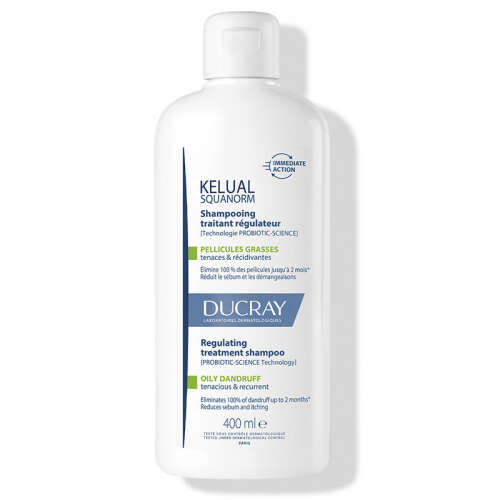 Ducray Kelual Squanorm Normal ve Yağlı Saçlar İçin Kepek Karşıtı Şampuan 400 ml - Ducray