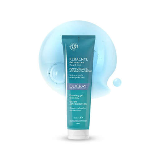 Ducray Keracnyl Yağlı Ciltler İçin Temizleme Jeli 100 ml - 2