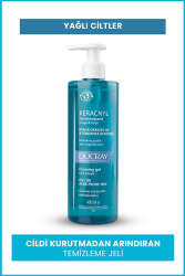 Ducray Keracnyl Yağlı ve Akneye Eğilimli Ciltler için Yüz Temizleme Jeli 400 ml - 2
