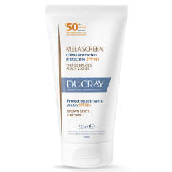 Ducray Melascreen UV Cream SPF 50+ Kuru Ciltler için Leke Karşıtı Güneş Kremi 50 ml - 1