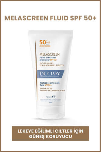 Ducray Melascreen UV Fluid SPF 50+ Leke Karşıtı Normal ve Karma Ciltler için Güneş Kremi 50 ml - 2