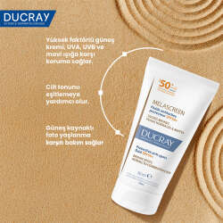 Ducray Melascreen UV Fluid SPF 50+ Normal ve Karma Ciltler Leke Karşıtı Güneş Kremi 50 ml - 5