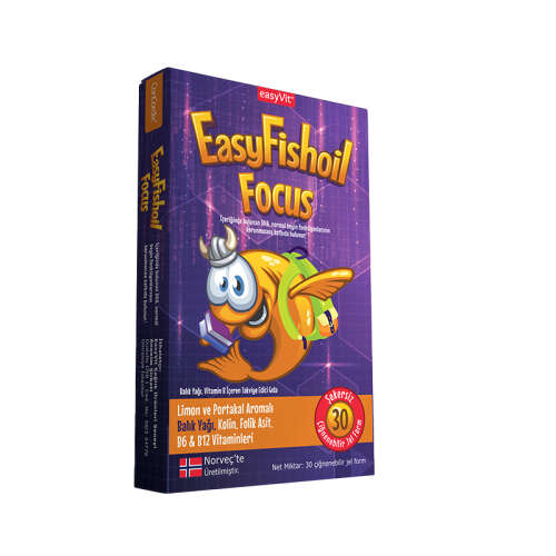 Easy Fish Oil Q Kids Çiğnenebilir 30 Tablet - EasyVit