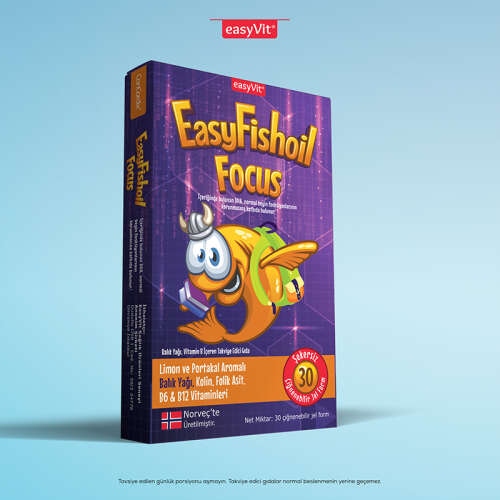 Easy Fish Oil Q Kids Çiğnenebilir 30 Tablet - 2