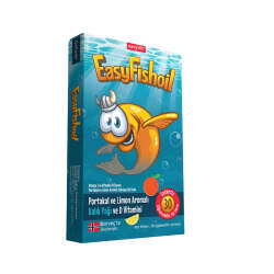 Easy Fish Oil Portakal ve Limon Aromalı Balık Yağı ve D Vitamini 30 Çiğnenebilir Form - 1